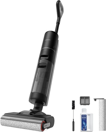 DREAME H12 Pro Ultra Aspiradora en seco y húmedo, 16 KPa Aspiradora con Cepillo Doble Borde, Lavado del Cepillo a 60 °C, 30 min Secado con Aire Caliente, Detección y Ajuste Inteligentes